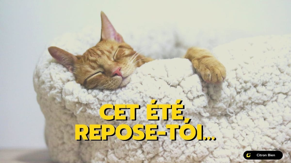 Comment apprendre à sarrêter ? cet été, repose-toi Bien ! 😎